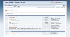 Desktop Screenshot of forum.zsoft.dk