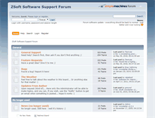 Tablet Screenshot of forum.zsoft.dk